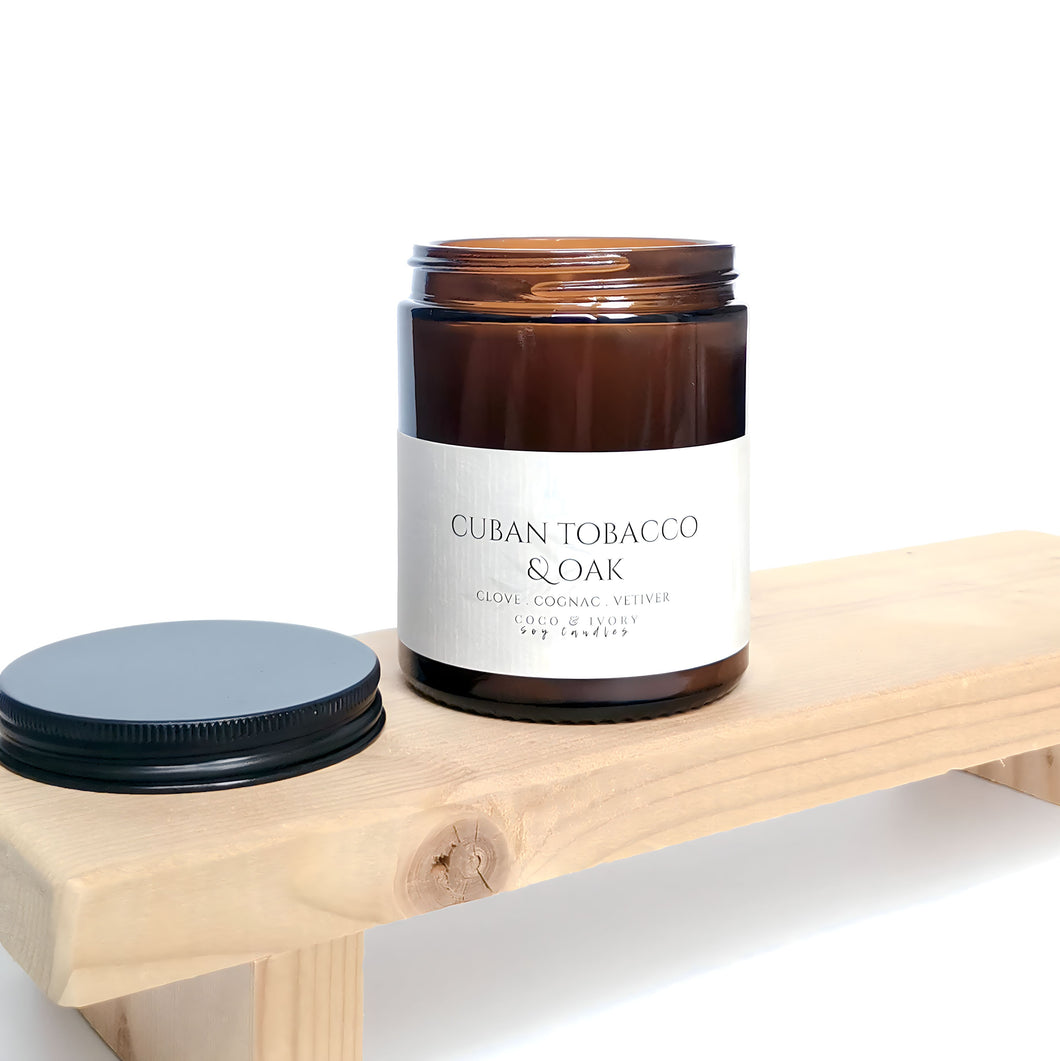 Cuban Tobacco + Oak Candle