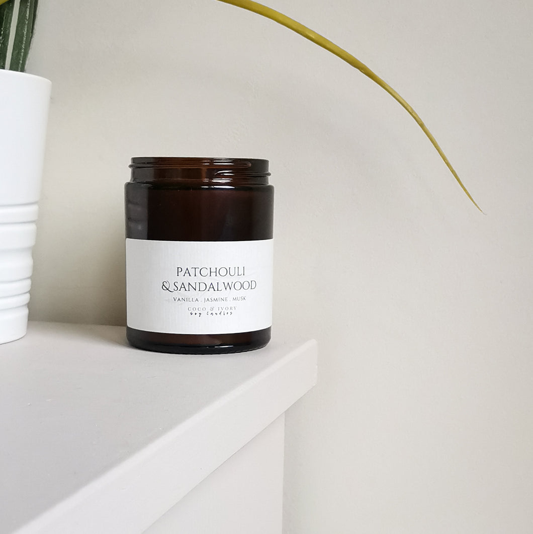 Patchouli & Sandalwood Candle